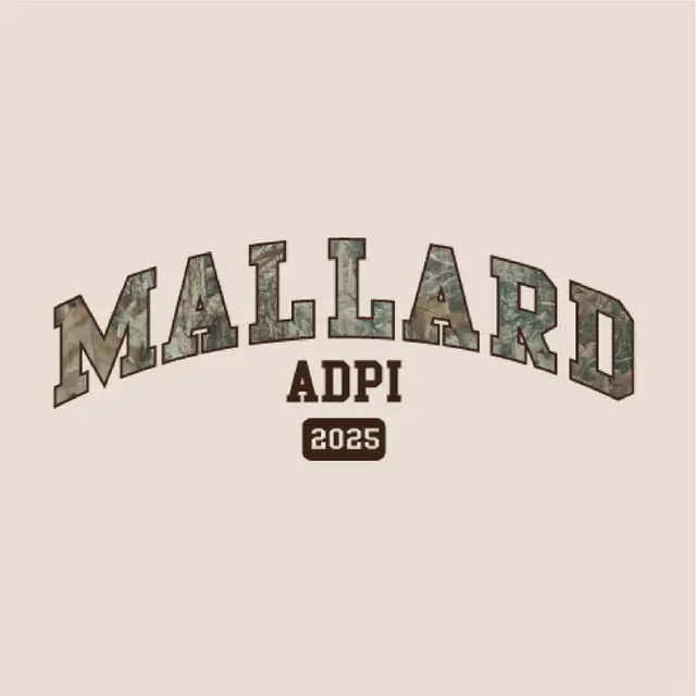 Alpha Delta Pi Curved Lettering PR Shirt