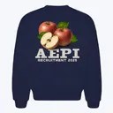 Alpha Epsilon Pi Apple Graphic Rush & Bid Crewneck 2