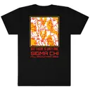 Sigma Chi Abstract Face Design Rush Shirt 2