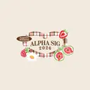 Alpha Sigma Alpha Plaid Heart and Fruit Parent's Weekend Crewneck