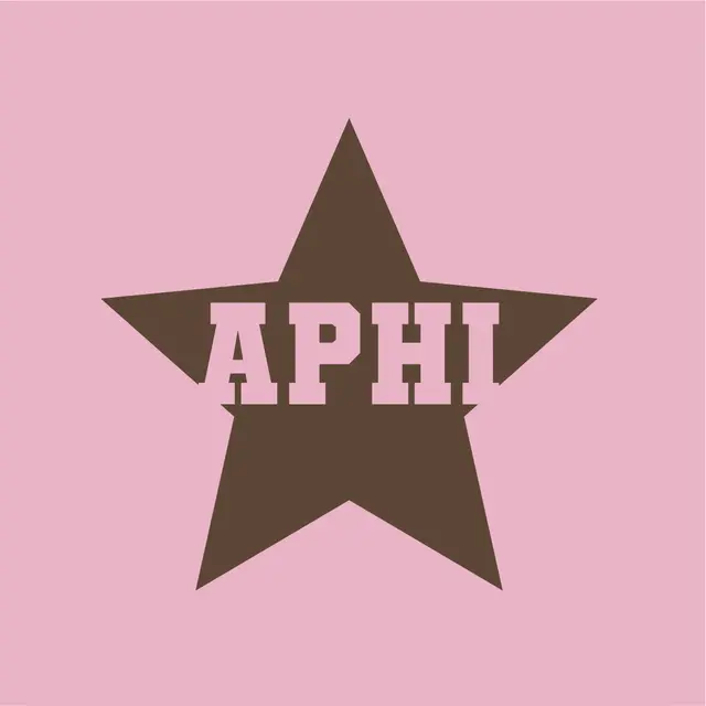 Alpha Phi Star Bold Text PR Tank