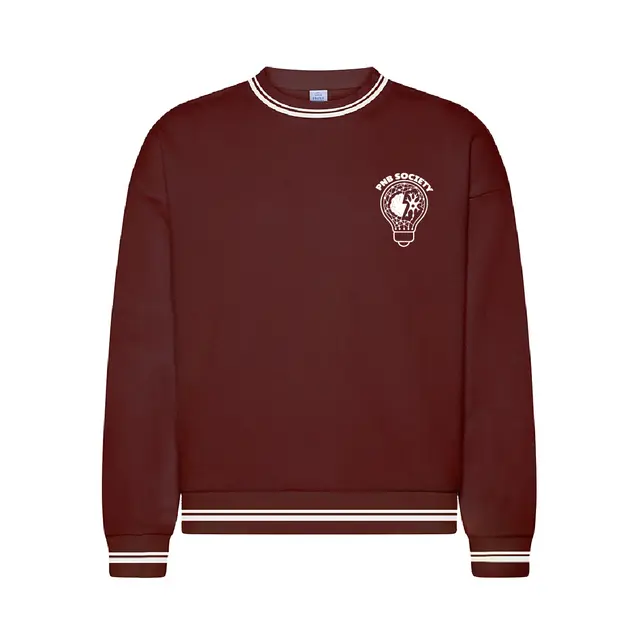 PNB Society Brain and Neuron Lightbulb PR Crewneck for Trigon Engineering Society