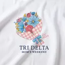 Delta Delta Delta Floral Bouquet Parents Weekend Sweater
