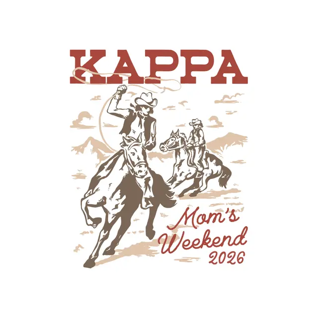 Kappa Kappa Gamma Cowboy Graphic Mom's Weekend Crewneck