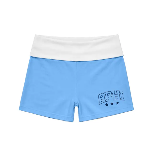 Alpha Phi Block Lettering Stars PR Shorts 2