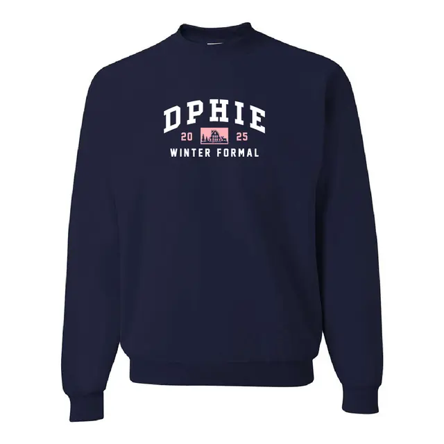 Delta Phi Epsilon Cabin Scene Winter Formal Crewneck 2
