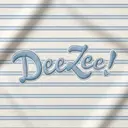 Delta Zeta Striped Blue Script PR Tank