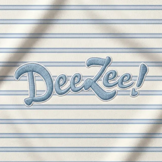 Delta Zeta Striped Blue Script PR Tank