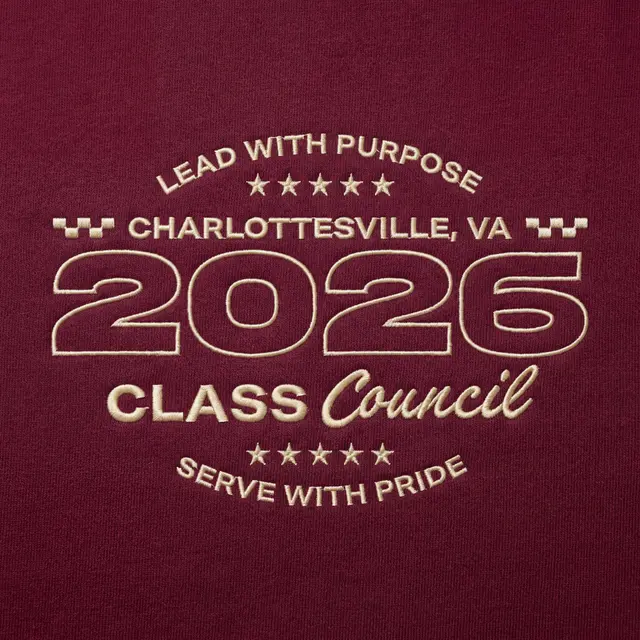 Class Council Circular Text PR Hoodie