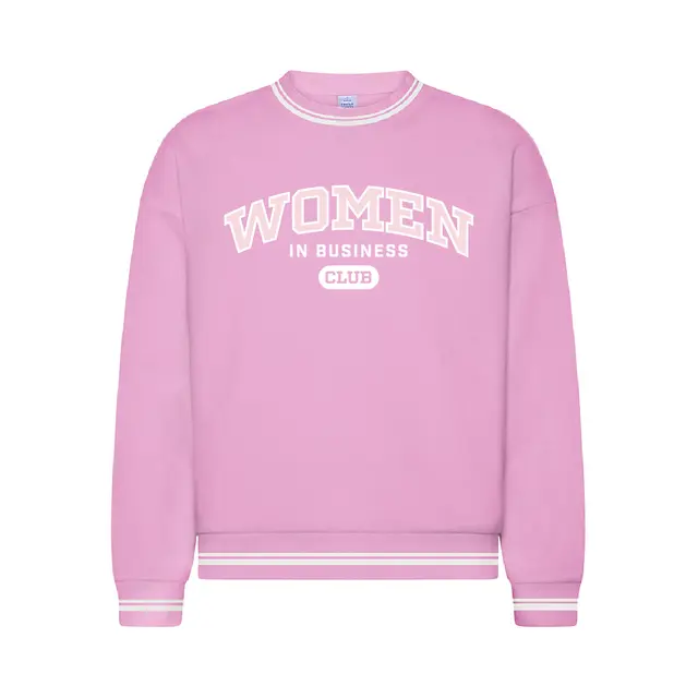Women in Business Club Classic Block Text PR Crewneck 2
