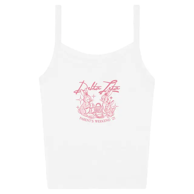 Delta Zeta Picnic Bunnies Parent's Weekend Tank-2