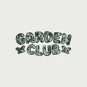Garden Club Floral Text PR Shirt