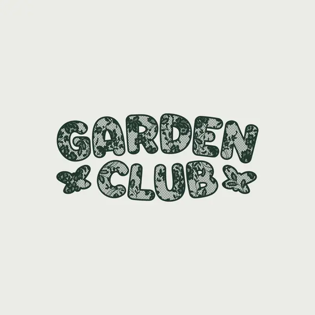 Garden Club Floral Text PR Shirt