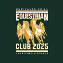 Equestrian Club Galloping Horses PR Crewneck