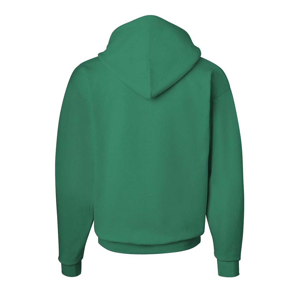 Hanes Unisex EcoSmart Pullover Hoodie – 50/50 Cotton/Polyester, Recycled Materials (Purple, Fatigue Green)