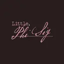 Phi Sigma Sigma Pink Script and Dotted Line Big Little Reveal Tank
