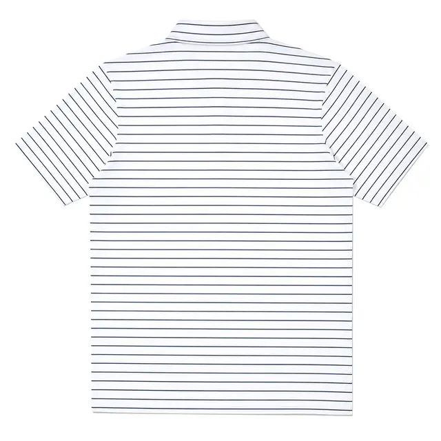 Fairway & Greene Fairway and Greene Men's Faxon Stripe Polo White Back