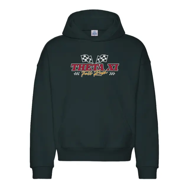 Theta Xi Checkered Flags Rush Hoodie 2