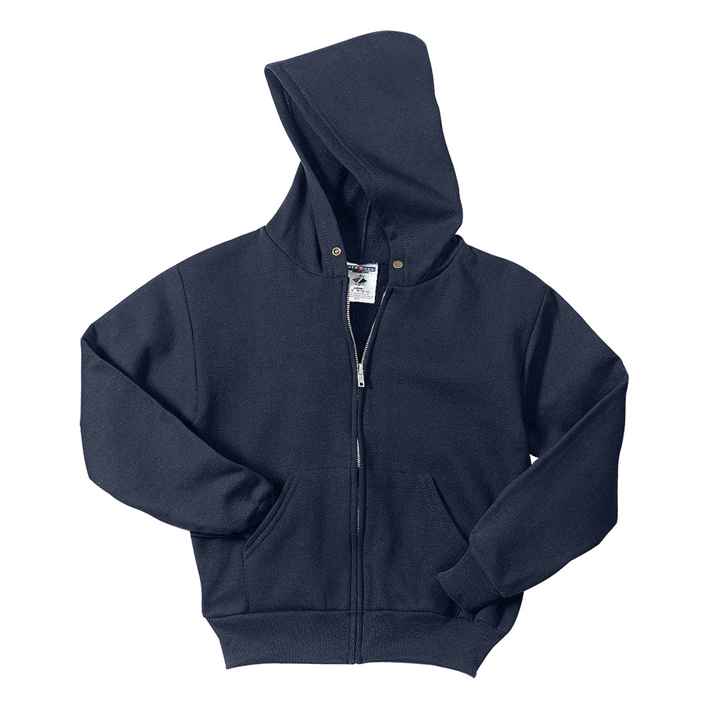 Jerzees Youth 8 oz. NuBlend Fleece Full-Zip Hood | Fresh Prints