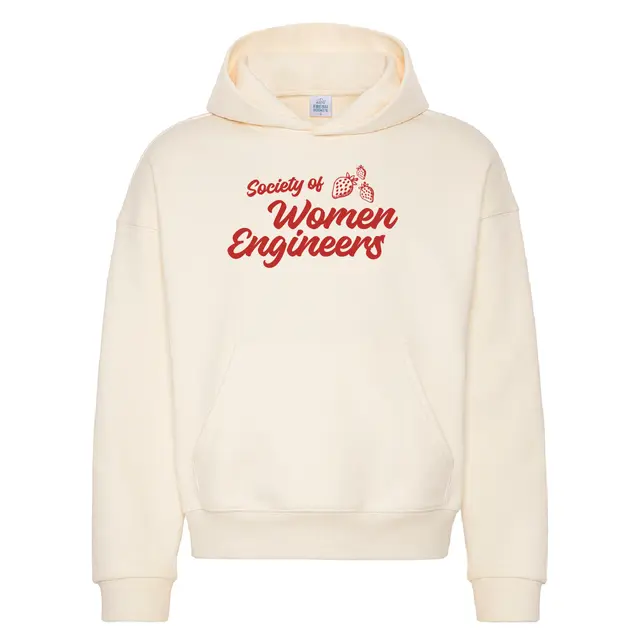 Society of Women Engineers Strawberry Text PR Hoodie 2