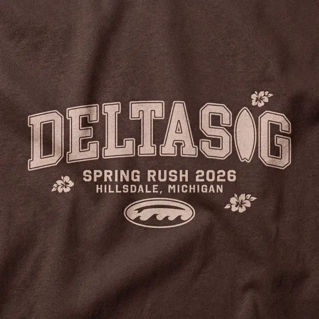 Delta Sigma Phi Hand Drawn Letters Rush Sweater