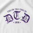 Delta Tau Delta Distressed Lettering PR Sweater