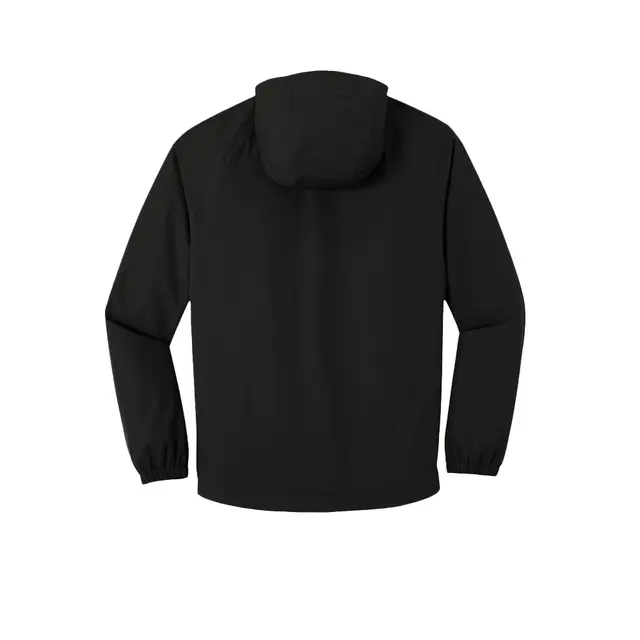 ESSENTIAL RAIN JACKET Deep Black Back