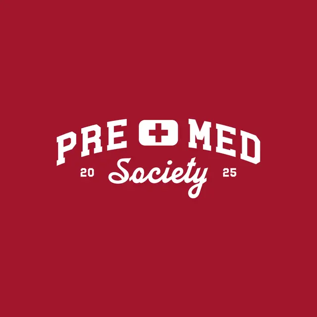 Pre-Med Society Bold Cross Text PR Shirt