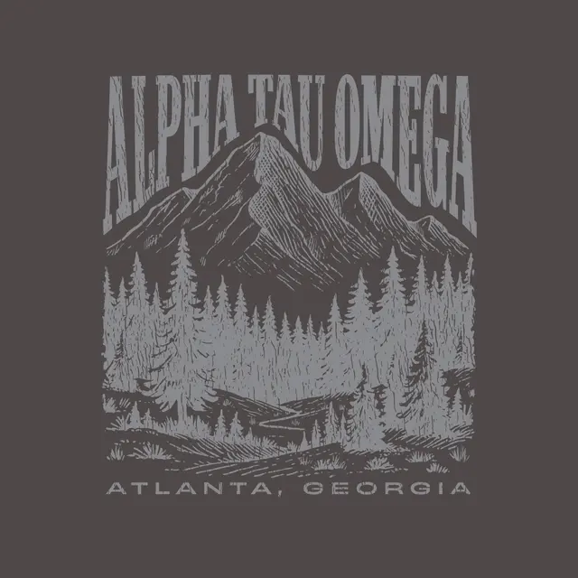 Alpha Tau Omega Mountain Scene PR Shirt