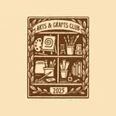 Arts & Crafts Club Creative Art Supply PR Shirt
