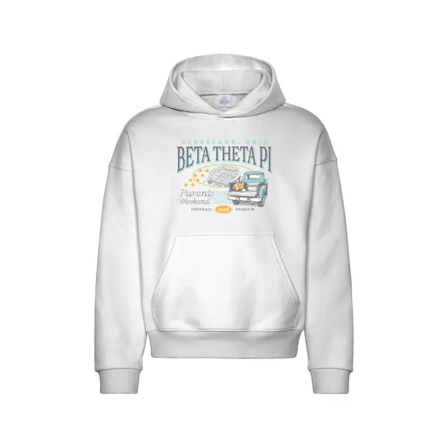 Beta Theta Pi Vintage Truck Football Stadium Parents Weekend Hoodie 2