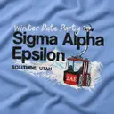 Sigma Alpha Epsilon Ski Lift Illustration Date Party Shirt