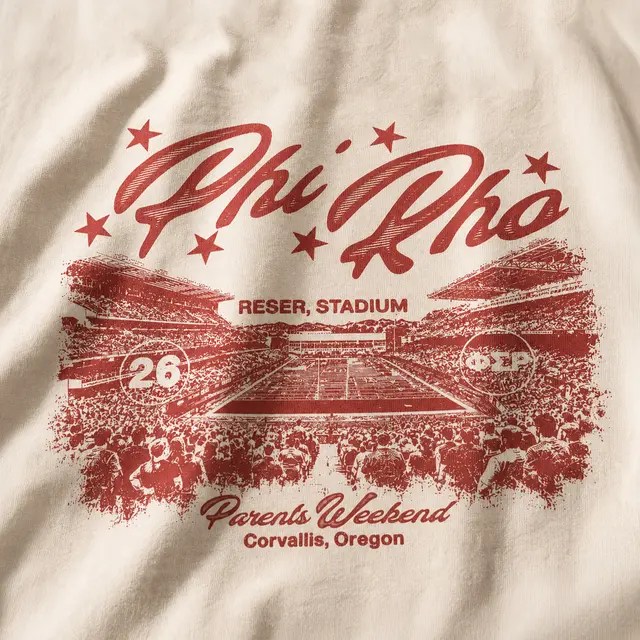 Phi Sigma Rho Stadium Scene Parent's Weekend Crewneck