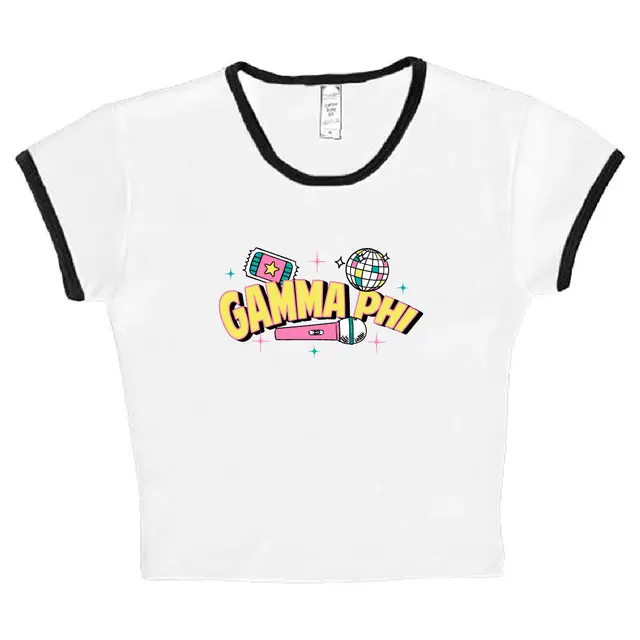 Gamma Phi Beta Disco Ball and Mic PR Shirt 2