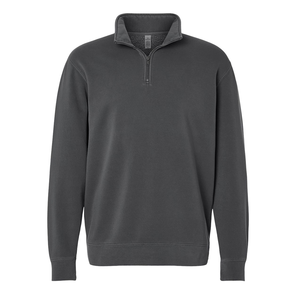 Independent Trading Co. Unisex Pigment-Dyed Quarter-Zip Pullover