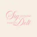 Sigma Delta Tau Elegant Script Parents Weekend Hoodie