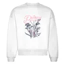 Botany Society Pink Script and Floral PR Crewneck 2