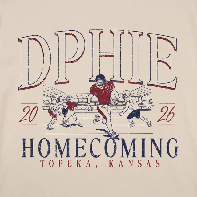 Delta Phi Epsilon Vintage Football Homecoming Hoodie