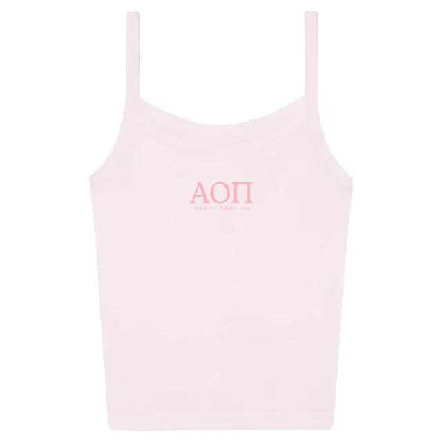 Alpha Omicron Pi Pink Inspire Ambition PR Tank 2