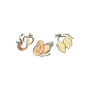 Chi Omega Pear Illustration Parent's Weekend Crewneck