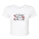 Phi Mu Elegant Script with Red Bows PR Shirt 2