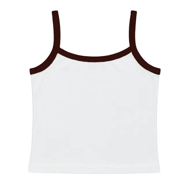 Customizable Fresh Prints Cali Camisole Top fp52 White Chocolate mto Front