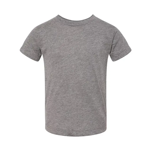 Bella + Canvas Toddler Triblend Short Sleeve Tee 3413t Grey Triblend Front