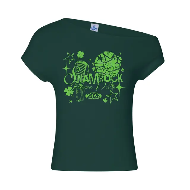 Kappa Delta Shamrock Stars Philanthropy Shirt 2