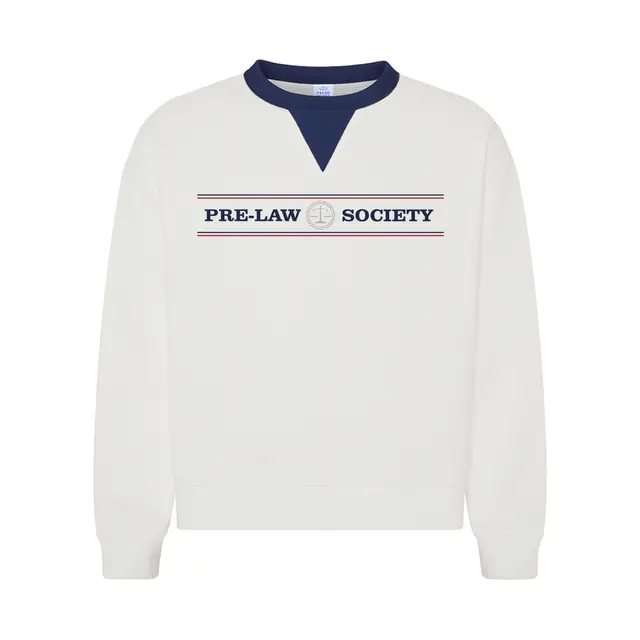 Pre-Law Society Centered Scale Crest Graphic Sweater 2