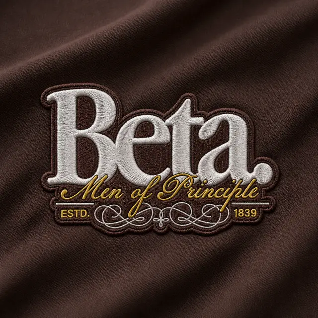 Beta Curved Text Illustration PR Hoodie