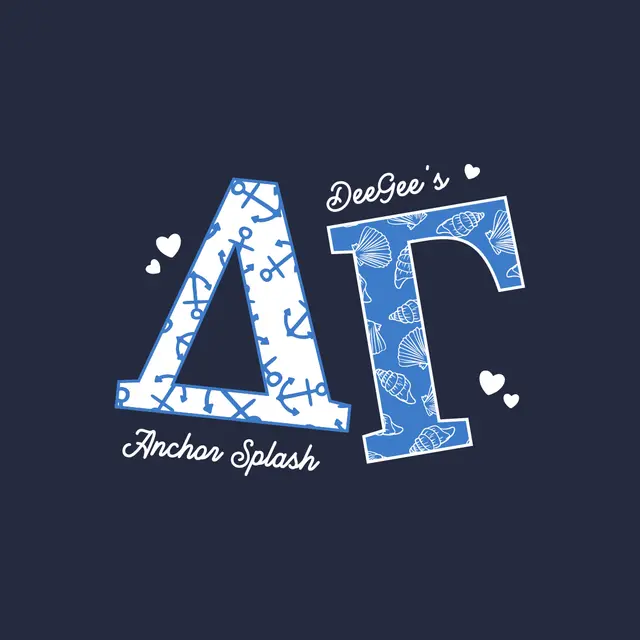 Delta Gamma Anchor Splash Shells Philanthropy Crewneck