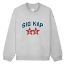 Sigma Kappa Bold Text Star PR Crewneck 2