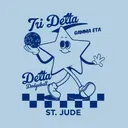 Delta Delta Delta Star Graphic Philanthropy Shirt