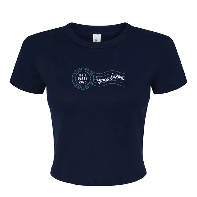 Sigma Kappa Stamp Design Date Party Shirt 2